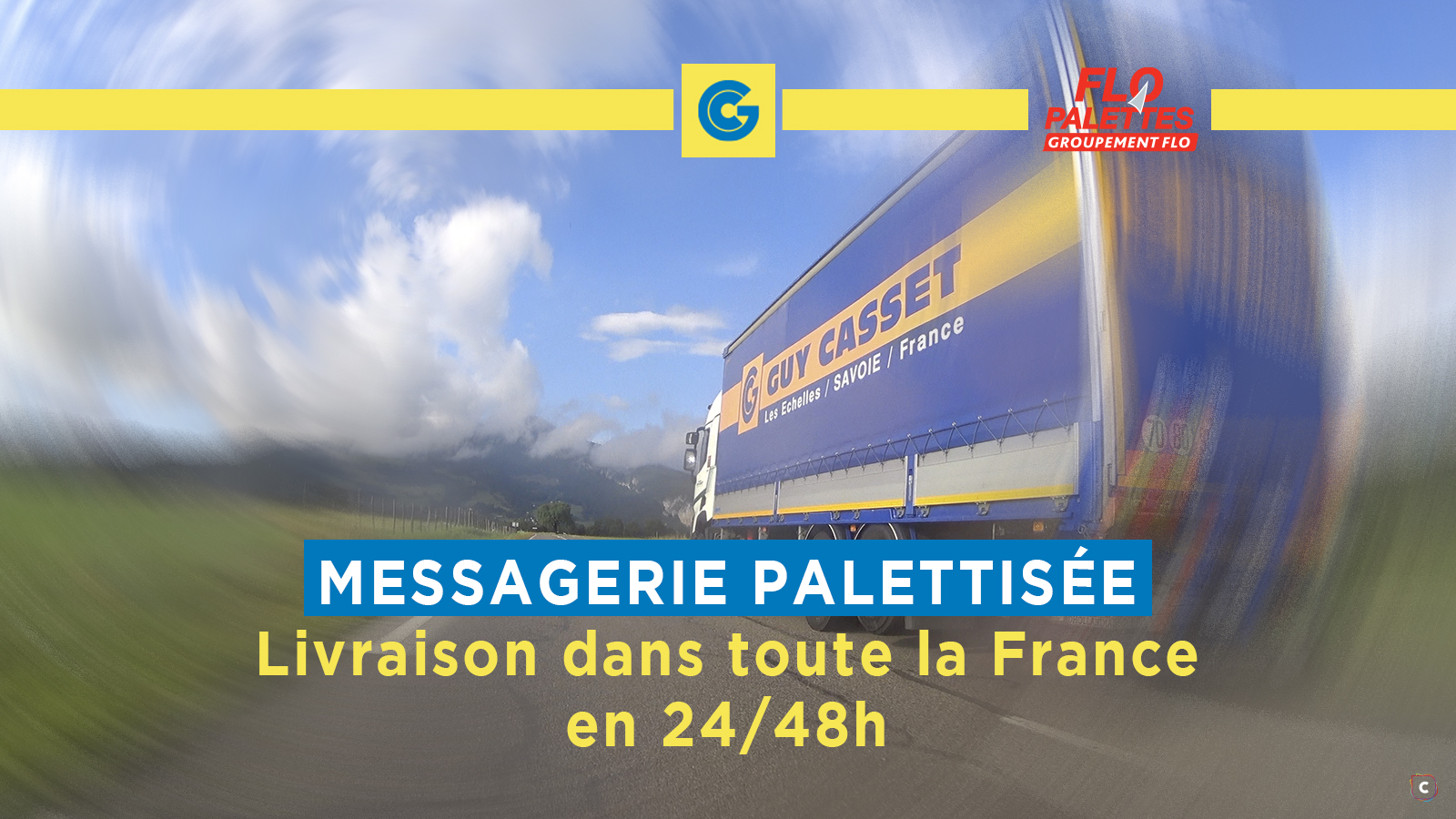 La messagerie palettisée raisonnée