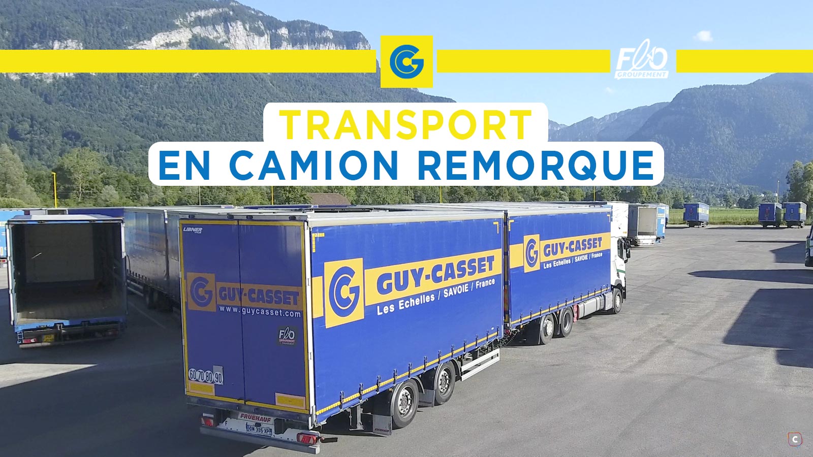 Transport en camion remorque pour des lots XXL !